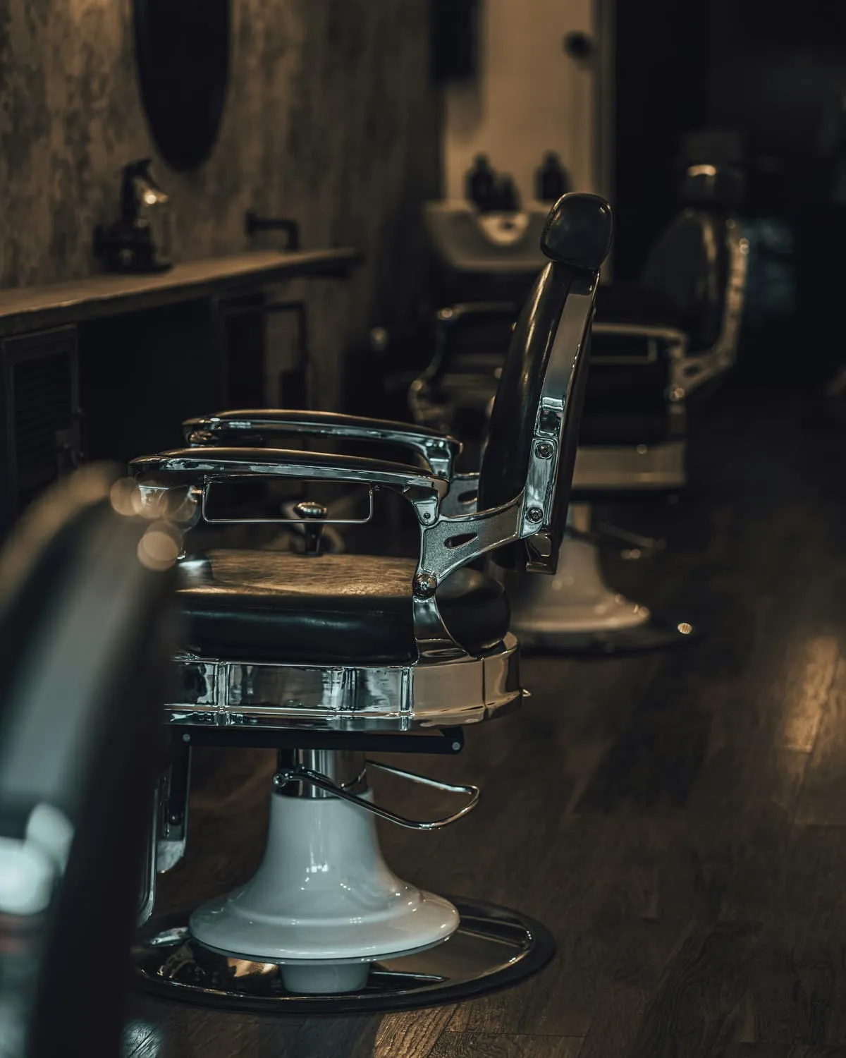 Sillón de barbero en Fade Studio